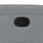 vidaXL Sillón reclinable elevable de tela gris claro vidaXL Sillón reclinable elevable de tela gris claro
