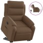 vidaXL Sillón eléctrico reclinable elevable de tela marrón vidaXL Sillón eléctrico reclinable elevable de tela marrón