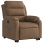 vidaXL Sillón eléctrico reclinable elevable de tela marrón vidaXL Sillón eléctrico reclinable elevable de tela marrón