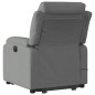vidaXL Sillón de masaje eléctrico reclinable elevable tela gris oscuro vidaXL Sillón de masaje eléctrico reclinable elevable tela gris oscuro