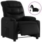 vidaXL Sillón reclinable eléctrico de cuero sintético negro vidaXL Sillón reclinable eléctrico de cuero sintético negro
