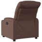 vidaXL Sillón reclinable eléctrico de cuero sintético marrón vidaXL Sillón reclinable eléctrico de cuero sintético marrón