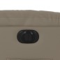 vidaXL Sillón reclinable eléctrico de cuero sintético color capuchino vidaXL Sillón reclinable eléctrico de cuero sintético color capuchino