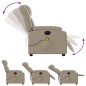 vidaXL Sillón reclinable de masaje eléctrico cuero sintético capuchino vidaXL Sillón reclinable de masaje eléctrico cuero sintético capuchino