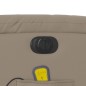 vidaXL Sillón reclinable de masaje eléctrico cuero sintético capuchino vidaXL Sillón reclinable de masaje eléctrico cuero sintético capuchino
