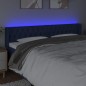 vidaXL Cabecero con LED de tela azul 183x16x78/88 cm vidaXL Cabecero con LED de tela azul 183x16x78/88 cm
