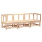 vidaXL Juego de muebles de jardín 3 piezas madera maciza de pino vidaXL Juego de muebles de jardín 3 piezas madera maciza de pino