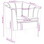 vidaXL Sillón cuero sintético marrón vidaXL Sillón cuero sintético marrón