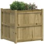 vidaXL Jardinera de madera de pino impregnada 70x70x70 cm vidaXL Jardinera de madera de pino impregnada 70x70x70 cm