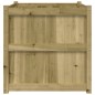 vidaXL Jardinera de madera de pino impregnada 70x70x70 cm vidaXL Jardinera de madera de pino impregnada 70x70x70 cm