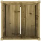 vidaXL Jardinera de madera de pino impregnada 70x70x70 cm vidaXL Jardinera de madera de pino impregnada 70x70x70 cm