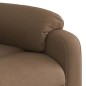 vidaXL Sillón de masaje eléctrico reclinable elevable tela marrón vidaXL Sillón de masaje eléctrico reclinable elevable tela marrón