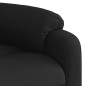 vidaXL Sillón reclinable de masaje elevable tela negro vidaXL Sillón reclinable de masaje elevable tela negro