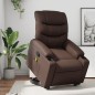vidaXL Sillón reclinable de masaje de pie de cuero sintético marrón vidaXL Sillón reclinable de masaje de pie de cuero sintético marrón