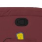 vidaXL Sillón reclinable de masaje de pie cuero artificial rojo tinto vidaXL Sillón reclinable de masaje de pie cuero artificial rojo tinto