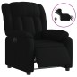 vidaXL Sillón reclinable eléctrico de tela negro vidaXL Sillón reclinable eléctrico de tela negro