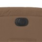 vidaXL Sillón reclinable eléctrico de tela marrón vidaXL Sillón reclinable eléctrico de tela marrón