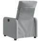 vidaXL Sillón reclinable eléctrico tela gris claro vidaXL Sillón reclinable eléctrico tela gris claro