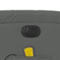 vidaXL Sillón reclinable de masaje eléctrico tela gris oscuro