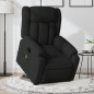 vidaXL Sillón reclinable de masaje elevable tela negro vidaXL Sillón reclinable de masaje elevable tela negro