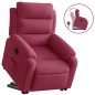 vidaXL Sillón reclinable elevable terciopelo rojo tinto vidaXL Sillón reclinable elevable terciopelo rojo tinto