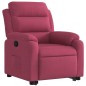 vidaXL Sillón reclinable elevable terciopelo rojo tinto vidaXL Sillón reclinable elevable terciopelo rojo tinto