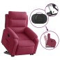 vidaXL Sillón reclinable elevable terciopelo rojo tinto vidaXL Sillón reclinable elevable terciopelo rojo tinto