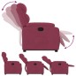 vidaXL Sillón reclinable elevable terciopelo rojo tinto vidaXL Sillón reclinable elevable terciopelo rojo tinto