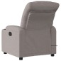 vidaXL Sillón reclinable de masaje eléctrico tela gris taupe vidaXL Sillón reclinable de masaje eléctrico tela gris taupe