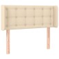 vidaXL Cabecero con LED de tela crema 83x16x78/88 cm vidaXL Cabecero con LED de tela crema 83x16x78/88 cm