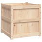 vidaXL Jardineras de exterior 2 unidades madera maciza de pino vidaXL Jardineras de exterior 2 unidades madera maciza de pino