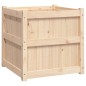 vidaXL Jardineras de exterior 2 unidades madera maciza de pino vidaXL Jardineras de exterior 2 unidades madera maciza de pino