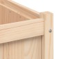 vidaXL Jardineras de exterior 2 unidades madera maciza de pino vidaXL Jardineras de exterior 2 unidades madera maciza de pino