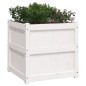 vidaXL Jardineras de exterior 2 unidades madera maciza de pino blanco vidaXL Jardineras de exterior 2 unidades madera maciza de pino blanco