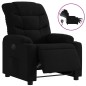 vidaXL Sillón reclinable eléctrico de tela negro vidaXL Sillón reclinable eléctrico de tela negro