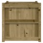 vidaXL Jardineras de exterior 2 unidades madera impregnada de pino vidaXL Jardineras de exterior 2 unidades madera impregnada de pino