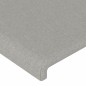 vidaXL Cabecero con LED de tela gris claro 103x16x118/128 cm vidaXL Cabecero con LED de tela gris claro 103x16x118/128 cm