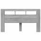 vidaXL Cabecero LED madera ingeniería gris Sonoma 180x18,5x103,5 cm vidaXL Cabecero LED madera ingeniería gris Sonoma 180x18,5x103,5 cm