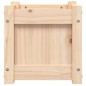 vidaXL Jardinera madera maciza de pino 31x31x31 cm