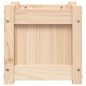 vidaXL Jardinera madera maciza de pino 31x31x31 cm