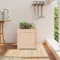 vidaXL Jardinera madera maciza de pino 40x40x40 cm vidaXL Jardinera madera maciza de pino 40x40x40 cm