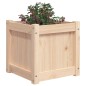 vidaXL Jardinera madera maciza de pino 40x40x40 cm vidaXL Jardinera madera maciza de pino 40x40x40 cm