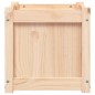 vidaXL Jardinera madera maciza de pino 40x40x40 cm vidaXL Jardinera madera maciza de pino 40x40x40 cm