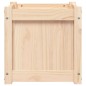 vidaXL Jardinera madera maciza de pino 40x40x40 cm vidaXL Jardinera madera maciza de pino 40x40x40 cm