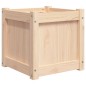 vidaXL Jardinera madera maciza de pino 40x40x40 cm vidaXL Jardinera madera maciza de pino 40x40x40 cm