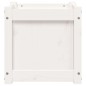 vidaXL Jardinera madera maciza de pino blanco 40x40x40 cm vidaXL Jardinera madera maciza de pino blanco 40x40x40 cm