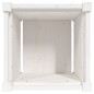 vidaXL Jardinera madera maciza de pino blanco 40x40x40 cm vidaXL Jardinera madera maciza de pino blanco 40x40x40 cm