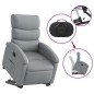 vidaXL Sillón reclinable elevable de tela gris claro vidaXL Sillón reclinable elevable de tela gris claro