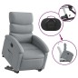 vidaXL Sillón reclinable elevable de tela gris claro vidaXL Sillón reclinable elevable de tela gris claro