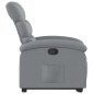 vidaXL Sillón reclinable elevable de tela gris claro vidaXL Sillón reclinable elevable de tela gris claro